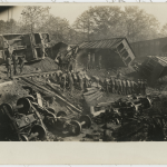 Workers Clearing Train Wreck
