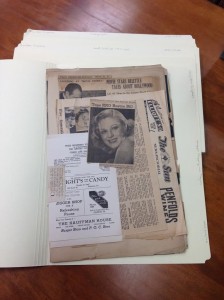 Mary Dees folder clippings