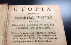 Utopia, Thomas More, title page