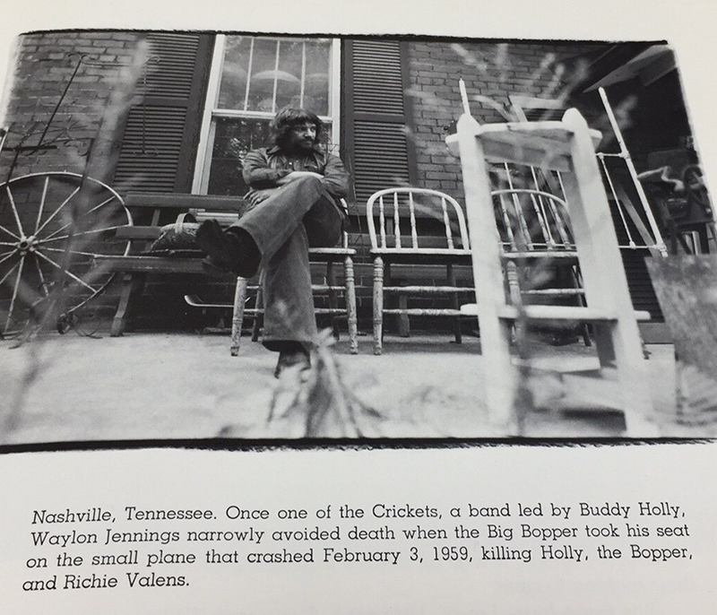 Photo from the book Honky-Tonk Heroes, Waylon Jennings