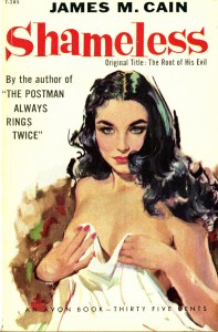 Cover of James Cain's Shameless, 1951