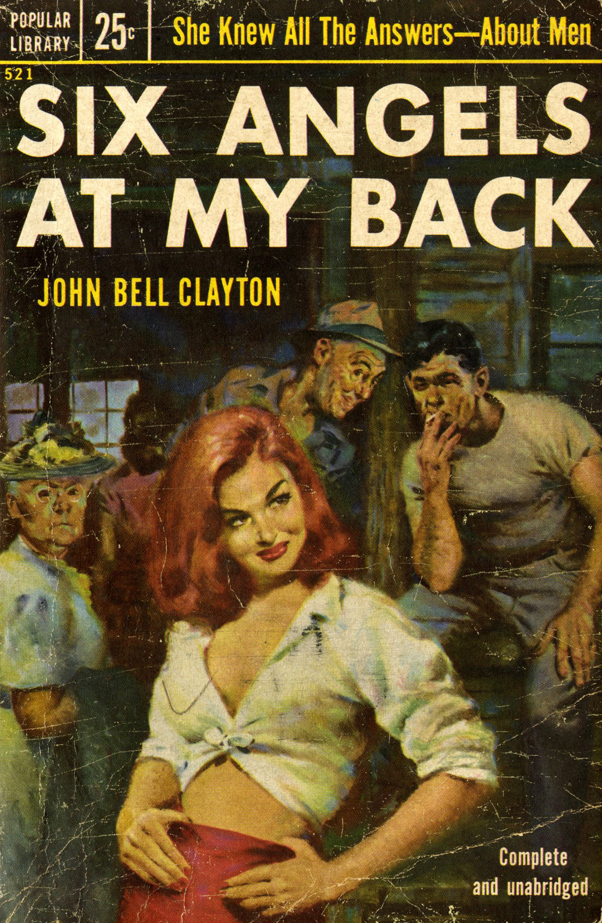 Cover of John Bell Clayton's Six Angels at My Back, 1953